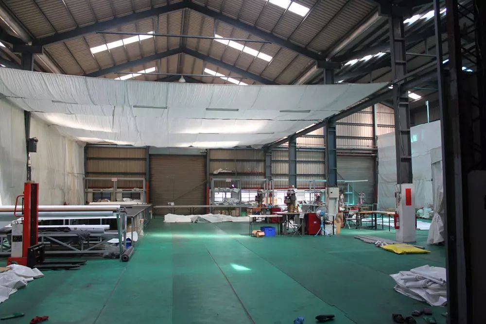 Area di produzione tende
